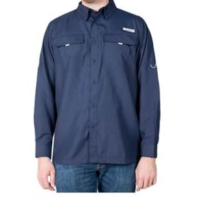 Men's River Gorge Long Sleeve River Guide Fishing Shirt Peacoat Navy size‎ M NWT